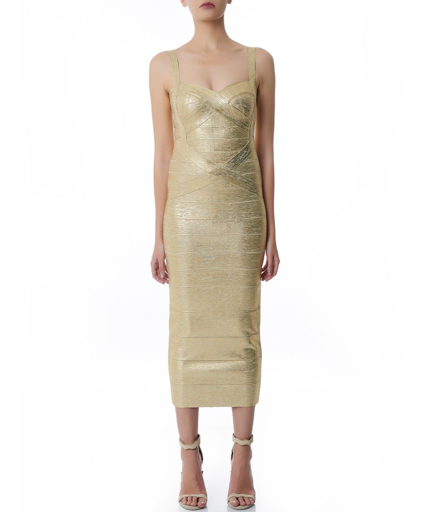 Ariel Gold Dress