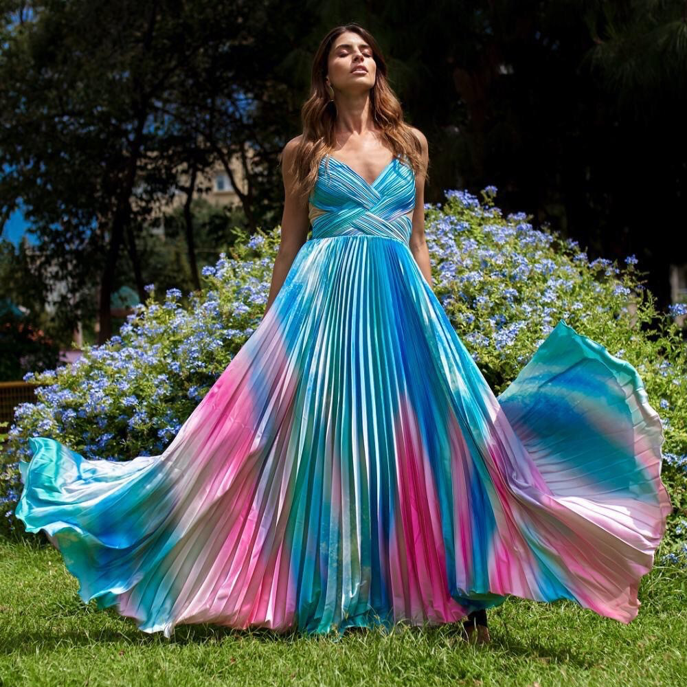 Rainbow Maxi Dress | Serendipity Shops ...